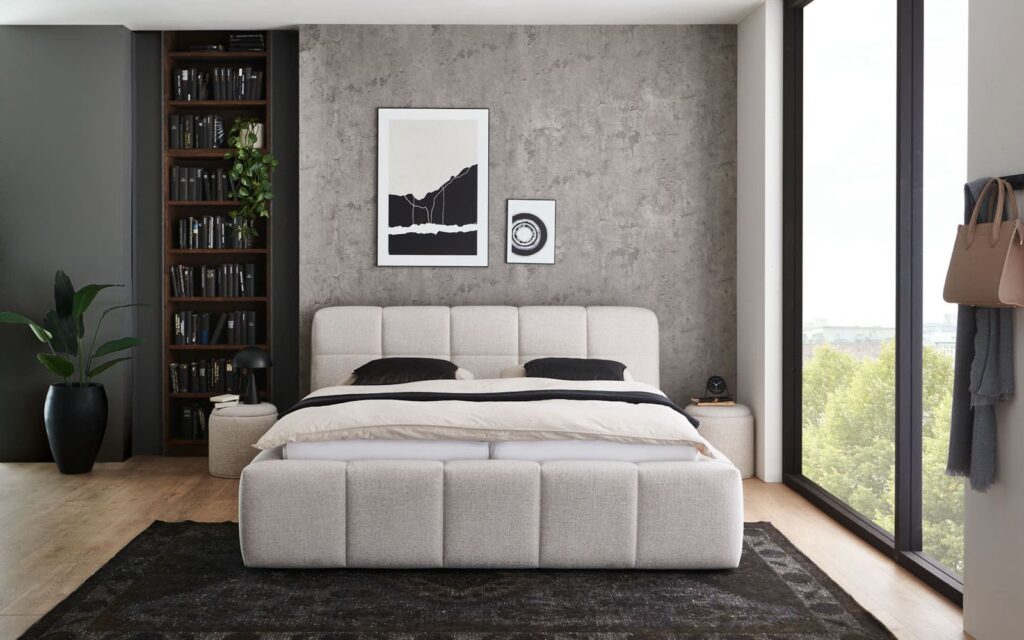 Gestoffeerd bed op maat