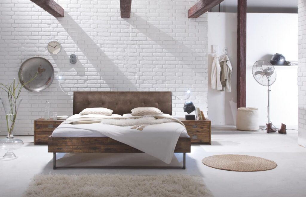 Massief houten bedden