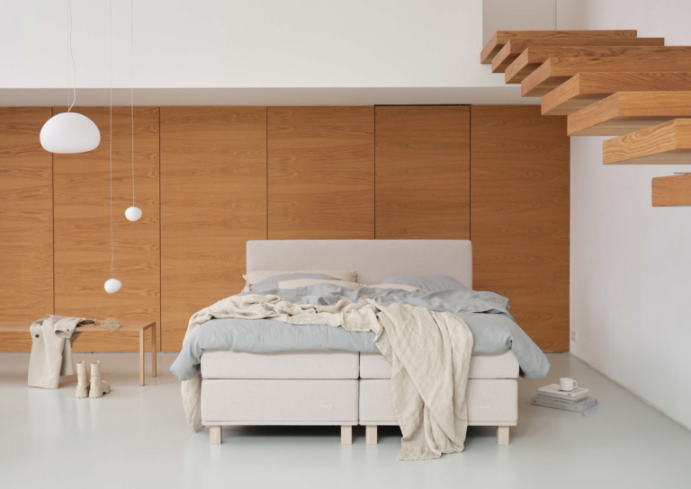 Cube boxspringset van Sand by Eastborn